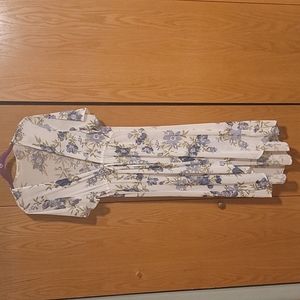 Sheer Short Sleeved Chiffon Over Coat Cardigan